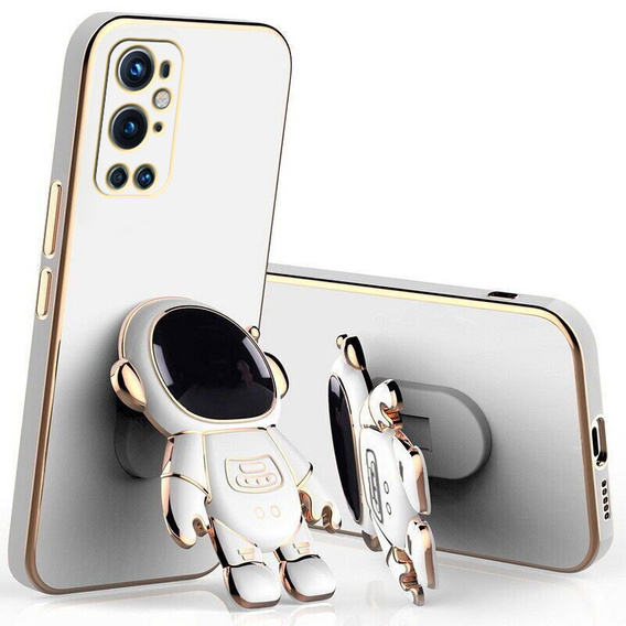 Obal na mobil pre OnePlus 9 Pro, Astronaut, biele