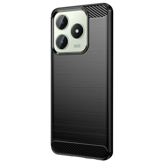 Obal na mobil pre Realme C63, Carbon, čierne