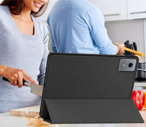 Puzdro pre Lenovo Idea Tab 11" 2025 TB336FU TB336ZU, stojan, Smartcase s držiakom stylusu, čierne