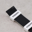 ERBORD Univerzálny 20 mm silikónový remienok