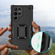 Obal na mobil pre Samsung Galaxy S23 Ultra, Dual-Layer Armor, čierne