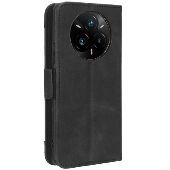 Klapkové puzdro pre Realme 14 Pro 5G, Card Slot, čierne