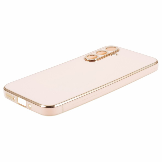 Puzdro pre Samsung Galaxy S24+ Plus, Glamour CamShield, ružové