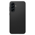 Puzdro Spigen pre Samsung Galaxy A56 5G, Liquid Air, čierne + tvrdené sklo 9H
