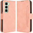 Klapkové puzdro pre Infinix Hot 50 4G, Card Slot, ružové