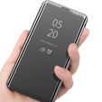 Obal na mobil pre LG K61, Clear View, čierne