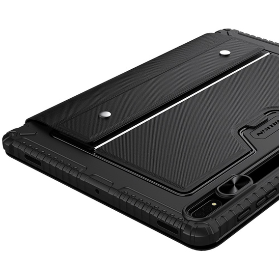 Puzdro + klávesnica Galaxy Tab S8+ / Tab S7 +/ Tab S7 FE, NILLKIN Bumper Pen Slot, čierne