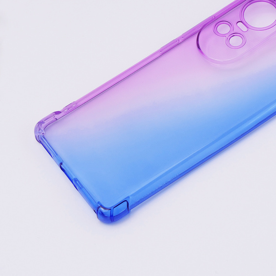 Puzdro pre Oppo Reno 10 / 10 Pro, Gradient Dropproof, Fialová / modrá