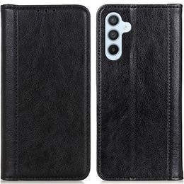 Obal na mobil pre Samsung Galaxy S23 FE, Wallet Litchi Leather, čierne