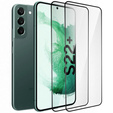 2x tvrdené sklo pre Samsung Galaxy S22, ERBORD 3D pre celý displej
