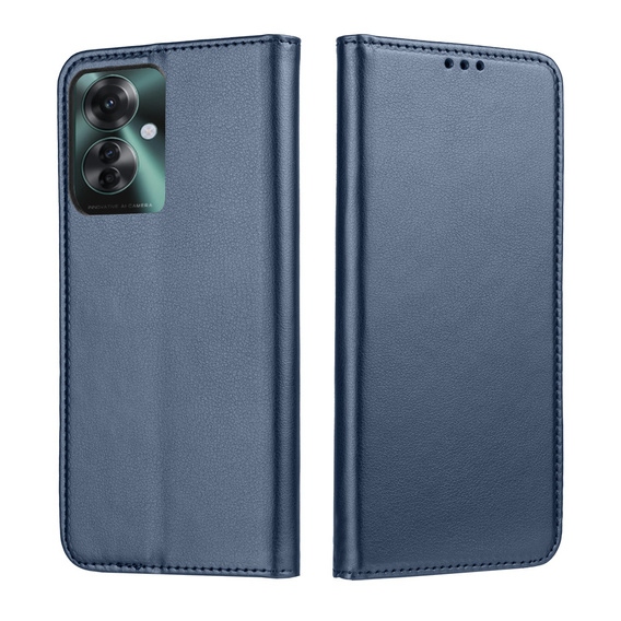 Puzdro pre Oppo Reno 11F 5G, Smart Magnet, tmavomodré + 9H sklo