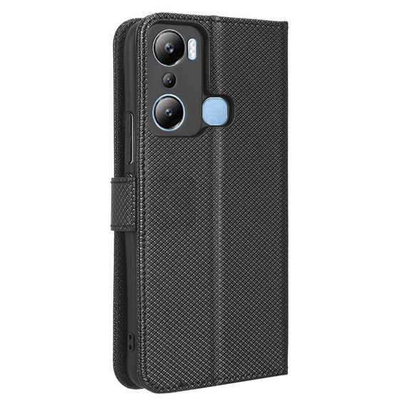 Klapkové puzdro pre Infinix Hot 20i, Wallet Smart Magnet Case, čierne