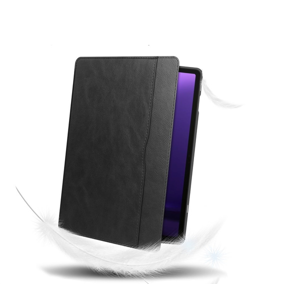 Puzdro pre Samsung Galaxy Tab S10 Lite / S10 FE / S9 FE, Business Card and Pen Slot, čierne