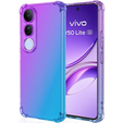 Puzdro pre Vivo V50 Lite 4G / 5G, Gradient Dropproof, Fialová / modrá