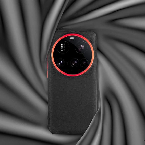 Kožené puzdro pre Xiaomi 15 Ultra, leather hybrid, čierne
