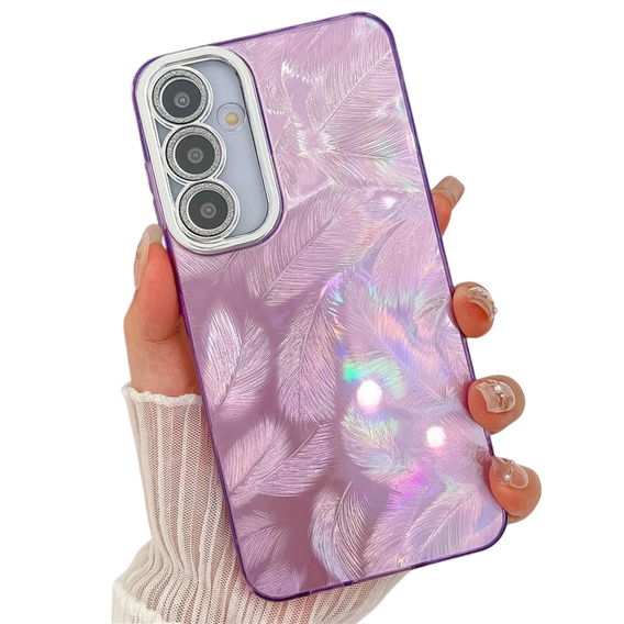 Puzdro pre Samsung Galaxy A36 5G / A56 5G, Feather, fialové