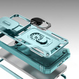 Puzdro pre Samsung Galaxy A36 5G, KickStand Camera Lens, zelený