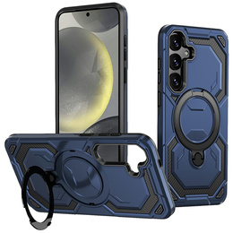 Magnetické puzdro s podstavcom pre Samsung Galaxy A57 5G, modré