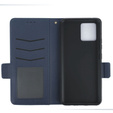 Klapkové puzdro pre Motorola Moto G72, Wallet Thin Magnet, tmavomodré