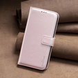 Klapkové puzdro pre Samsung Galaxy S23 FE, BINFEN Wallet, ružové rose gold + 9H sklo