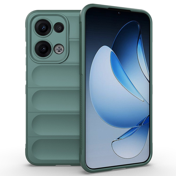 Obal na mobil pre Oppo Reno 13, Gaming Shockproof, zelený
