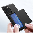 Obal na mobil pre Samsung Galaxy Note 20 Ultra, Sliding Card Holder, čierne