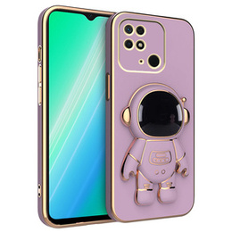 Obal na mobil pre Xiaomi Redmi 10C, Astronaut, fialové