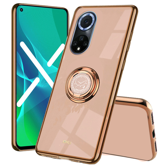 Obal na mobil pre Huawei Nova 9, Rose Electro Ring, zlaté