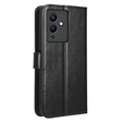 Klapkové puzdro pre Infinix Note 12 5G, Crazy Horse Wallet, čierne
