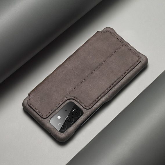 Klapkové puzdro pre Samsung Galaxy A52 5G / 4G, LC.IMEEKE, sivé