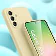 Obal na mobil pre Samsung Galaxy A56 5G, Silicone Lite, béžové