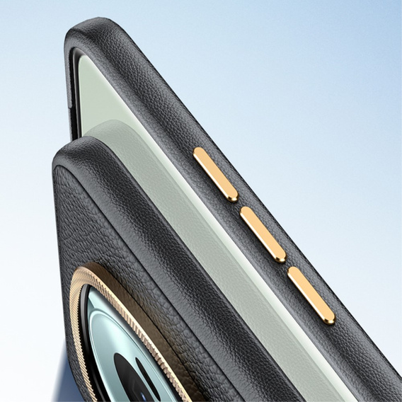 Kožené puzdro pre Honor Magic 6 Pro 5G, leather hybrid, čierne
