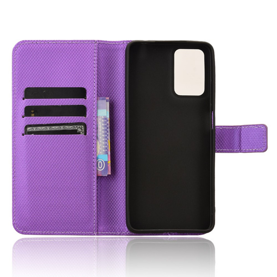 Klapkové puzdro pre Motorola Moto G24 / G24 Power / G04, Wallet Smart Magnet, fialové