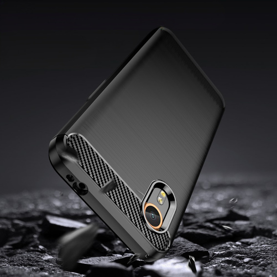 Obal na mobil pre Samsung Galaxy Xcover 7, Carbon, čierne
