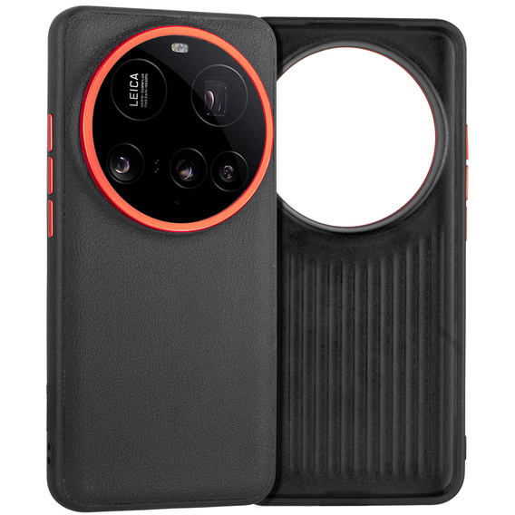 Kožené puzdro pre Xiaomi 15 Ultra, leather hybrid, čierne