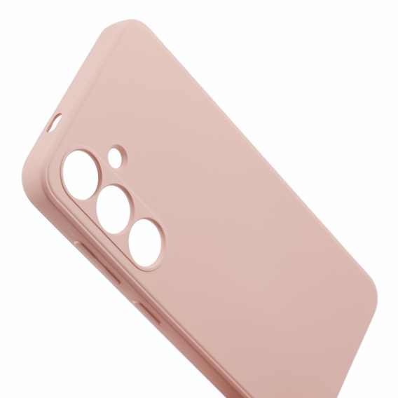 Obal na mobil pre Samsung Galaxy S24+ Plus, Silicone Lite, ružové