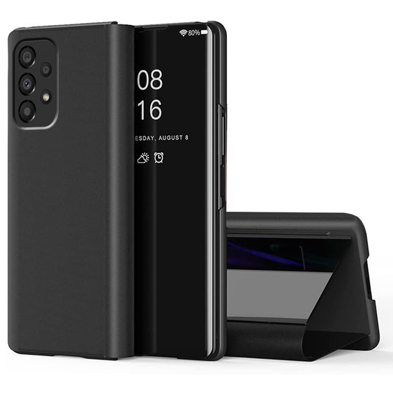 Obal na mobil pre Samsung Galaxy A53 5G, Clear View, čierne