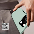 Flipové puzdro pre Samsung Galaxy A55 5G, Smart View Wallet, zelený