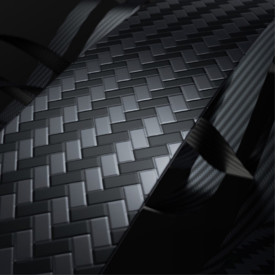 Puzdro BENKS Kevlar pre iPhone 15 Plus, Carbon Fiber, čierne