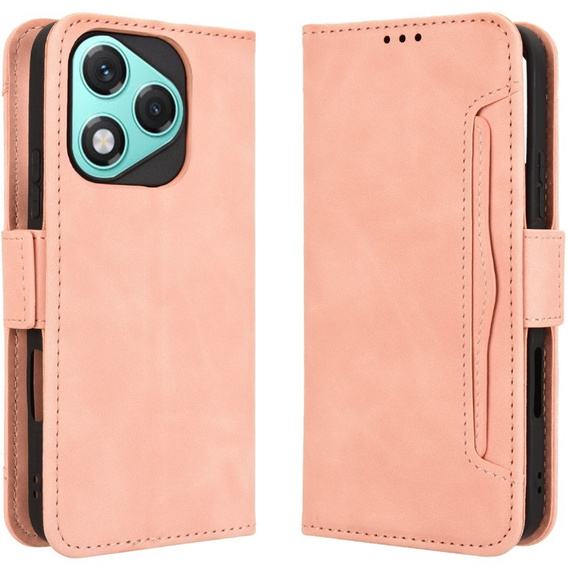 Klapkové puzdro pre Honor 400 Lite, Card Slot, ružové