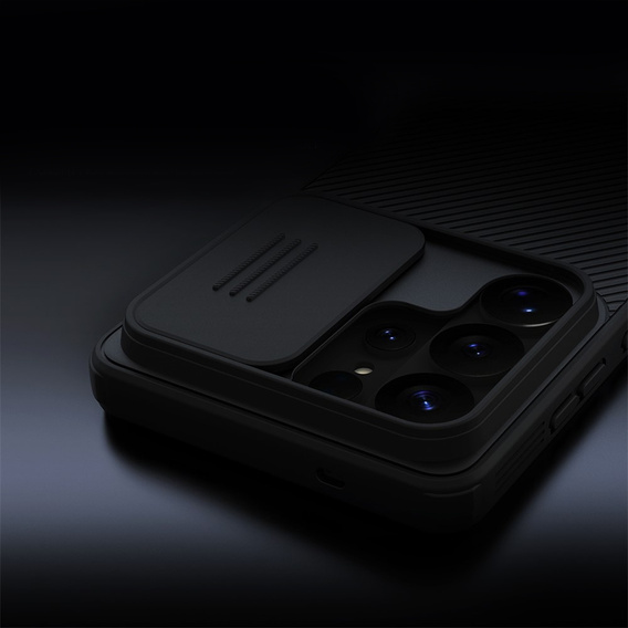 Puzdro NILLKIN Camshield Pro s krytom fotoaparátu pre Samsung Galaxy S26 Ultra, čierne