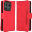 Klapkové puzdro pre Motorola Moto G56 5G, Card Slot, červené