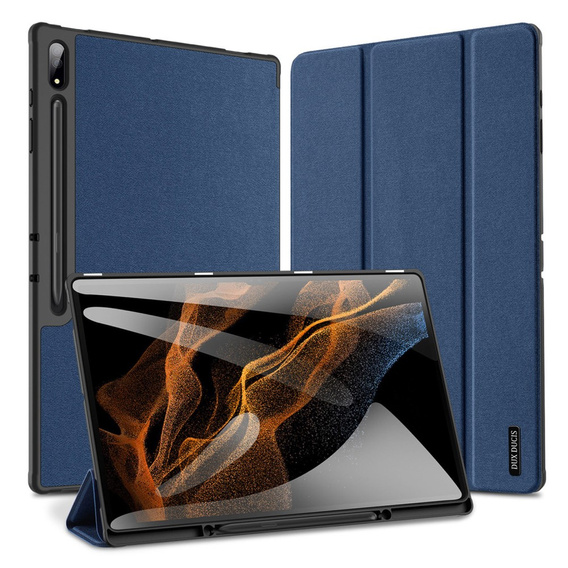 Puzdro pre Samsung Galaxy Tab S9 Ultra 14.6", Dux Ducis Domo, modré