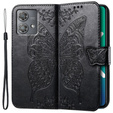 Klapkové puzdro pre Motorola Edge 40 Neo, Butterfly, čierne