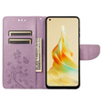Klapkové puzdro pre Oppo Reno8 T 4G, Mandala Flower, fialové