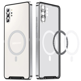 Ochranné puzdro na fotoaparát pre Samsung Galaxy Note 10+ Plus, CamShield MagSafe, priehľadný / strieborný