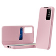 Flipové puzdro pre Samsung Galaxy S25+ Plus, Smart View Wallet, ružové