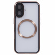 Magnetické puzdro Dual Glass MagSafe pre iPhone 16, zlaté