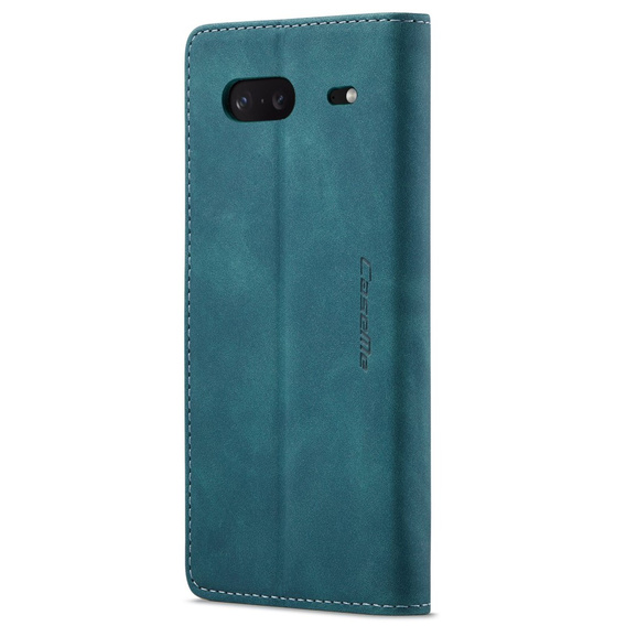 CASEME puzdro pre Google Pixel 7, Leather Wallet Case, tyrkysové