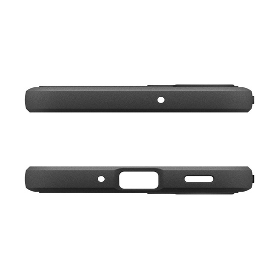 Puzdro Spigen pre Samsung Galaxy A16 4G/ 5G, Rugged Armor MagSafe, čierne + tvrdené sklo 9H
